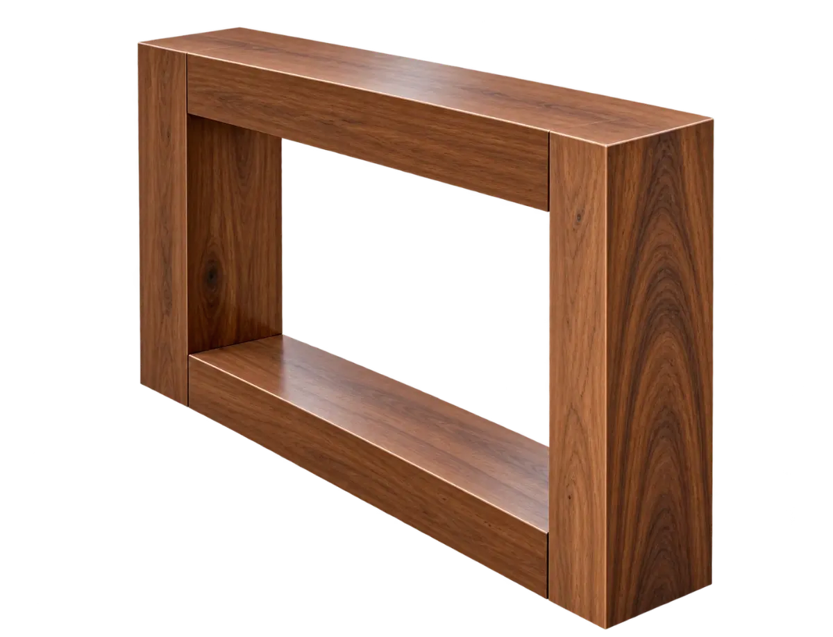 Solid wood table leg, right side
